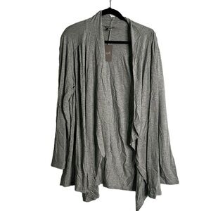 J Jill gray cardigan size large new